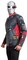 The Costume Center Black and Red Ssquad Deadshot Men Adult Halloween Costume Kit - Large